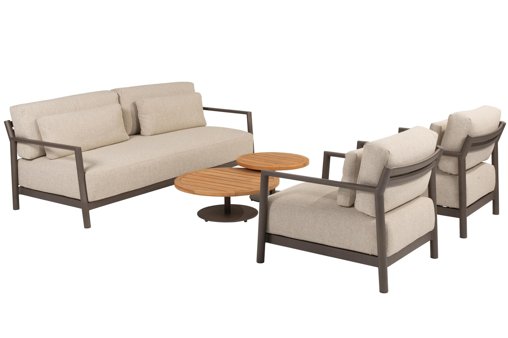 Capresi loungeset met Volta coffeetables