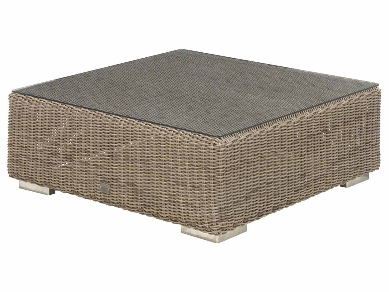 Kingston coffee table 95 x 95 x 35 cm +glass