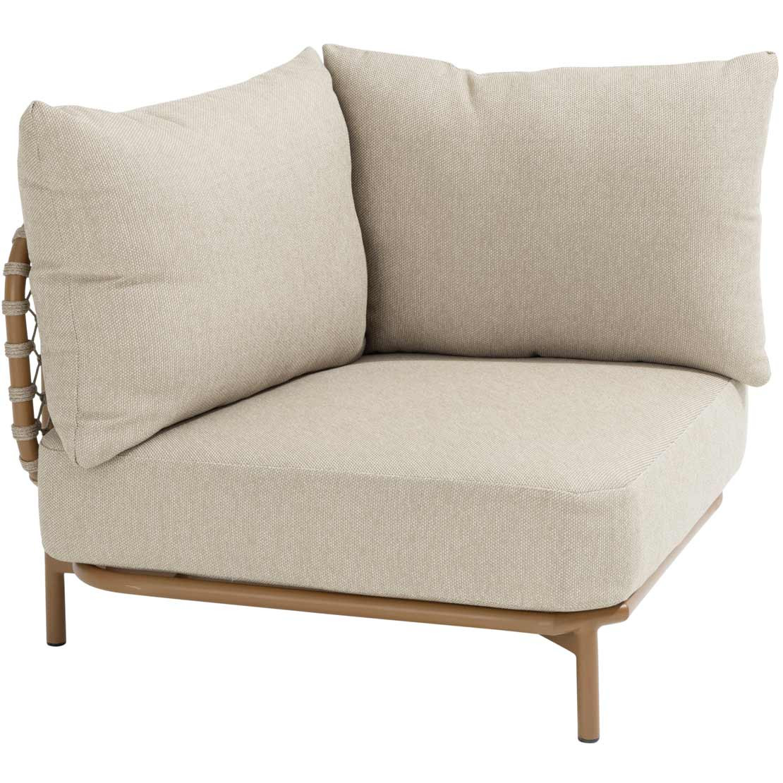 Martinique XL corner amber with 3 cushions