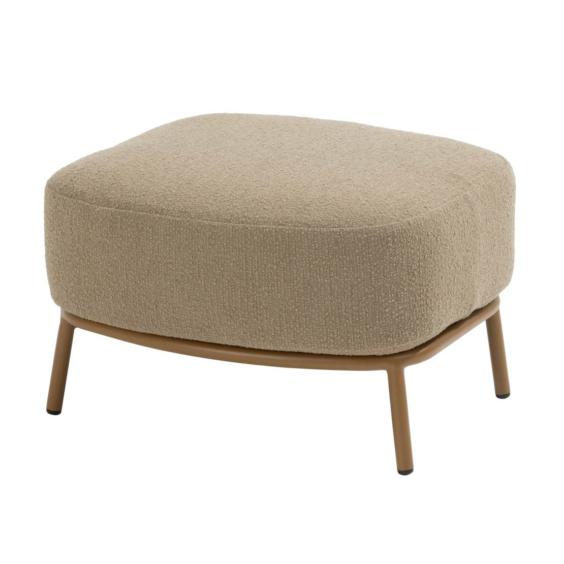 Biarritz footstool amber with cushion