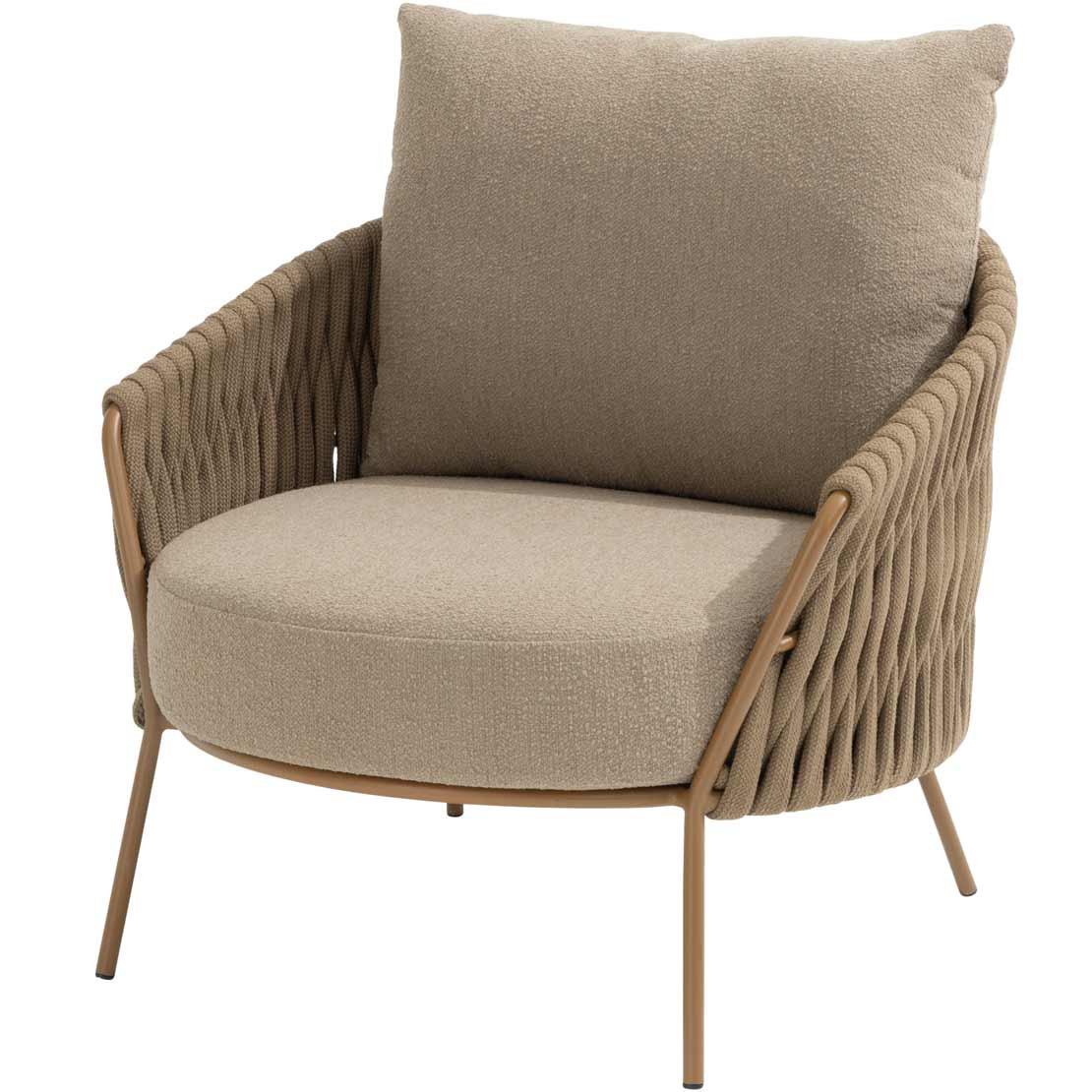 Molina living chair amber with 2 cushions