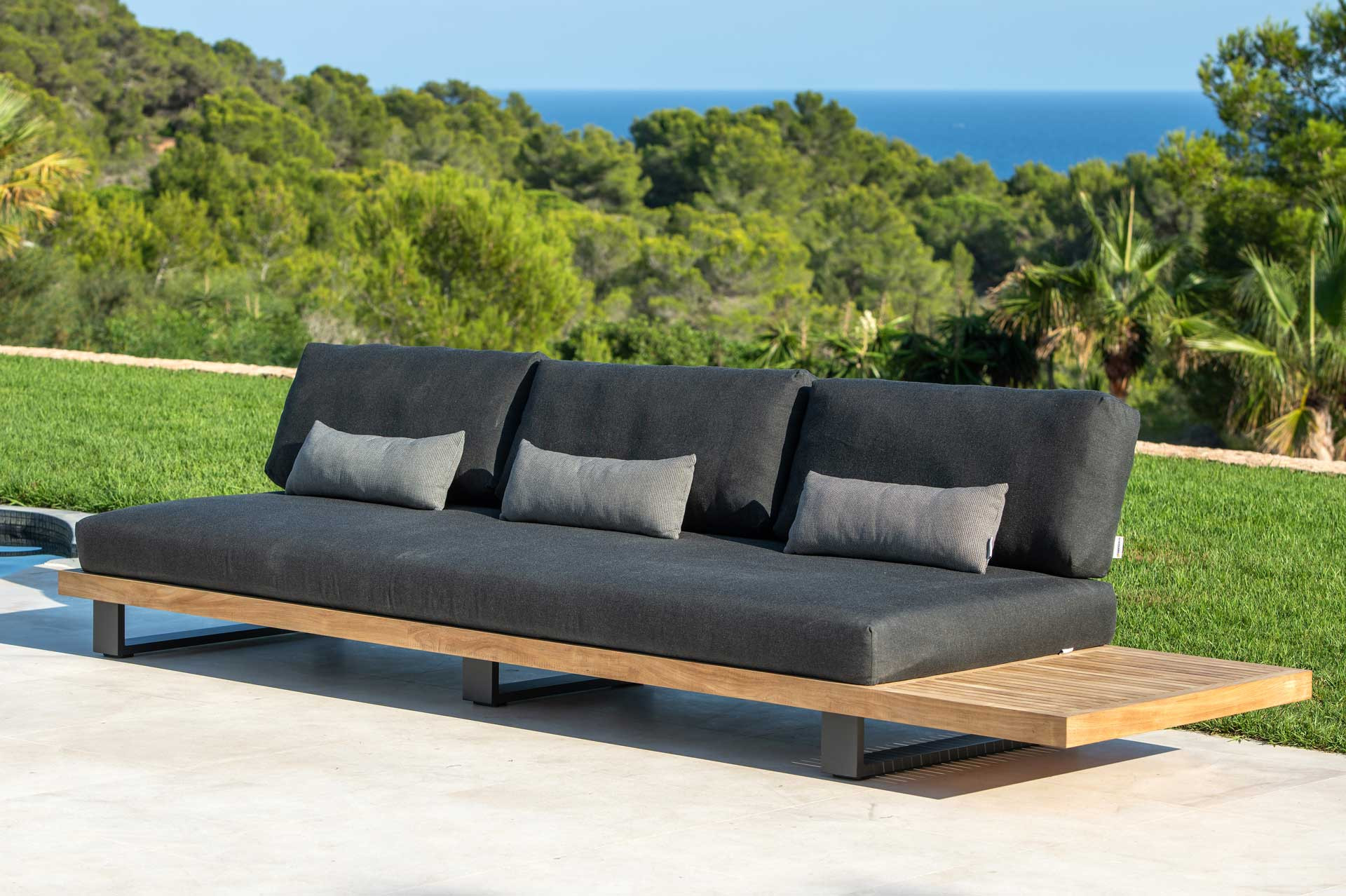 Truro living bench 3-seater