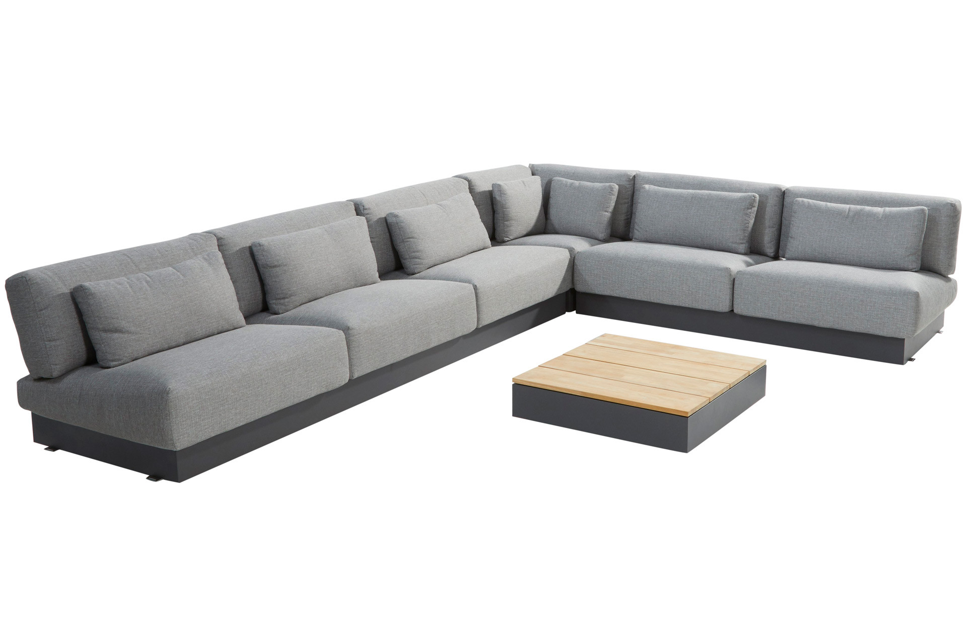 Ibiza modular big corner set with coffeetable