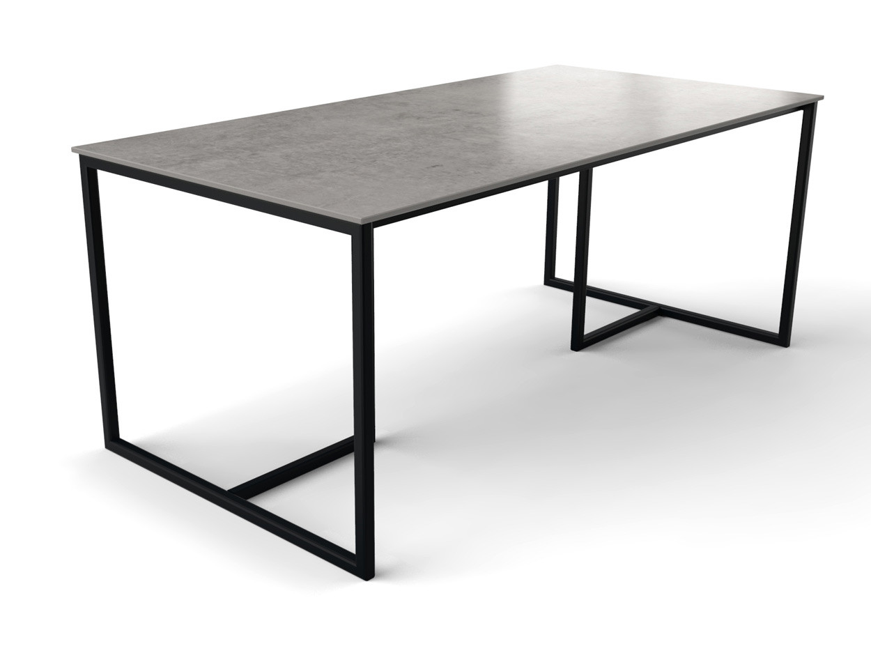 Tafel Scandinavisch design met dun keramisch tafelblad