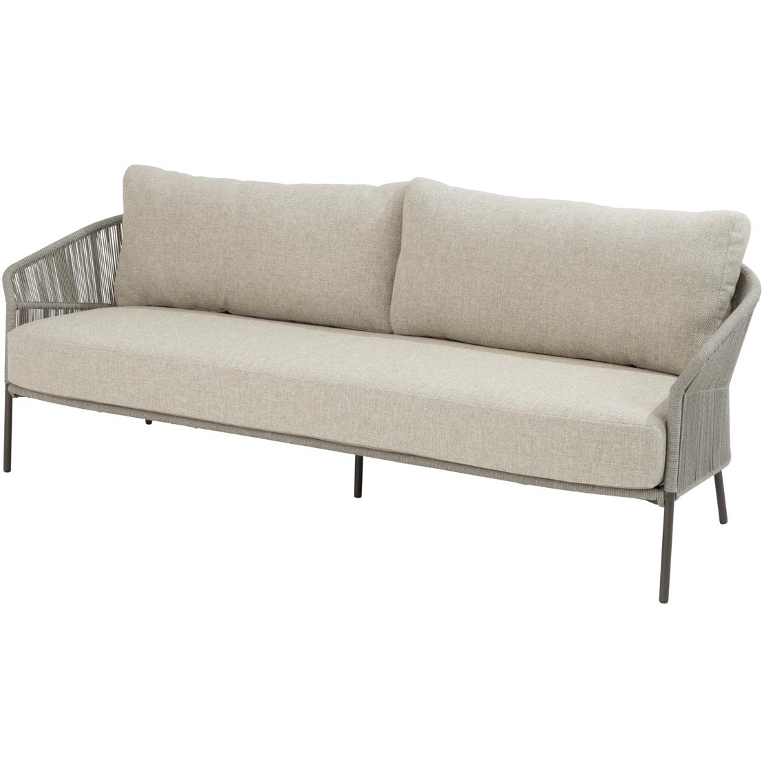 Florence 3 seater bench terre with 4 cushions