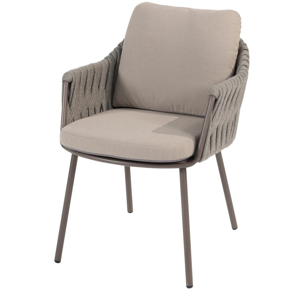 Cannes dining chair terre with 2 cushions