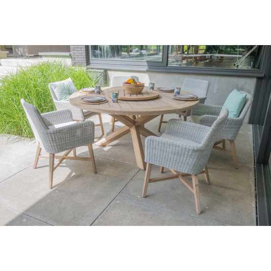 Louvre Lazy susan teak