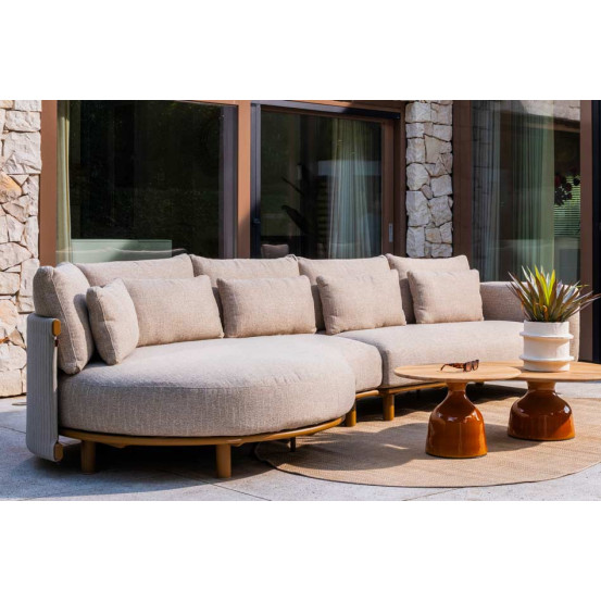 Safina loungeset met chaise longue Amber