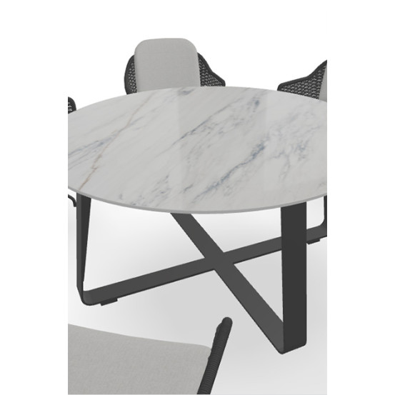 Tafelonderstel Elko Alu Charcoal