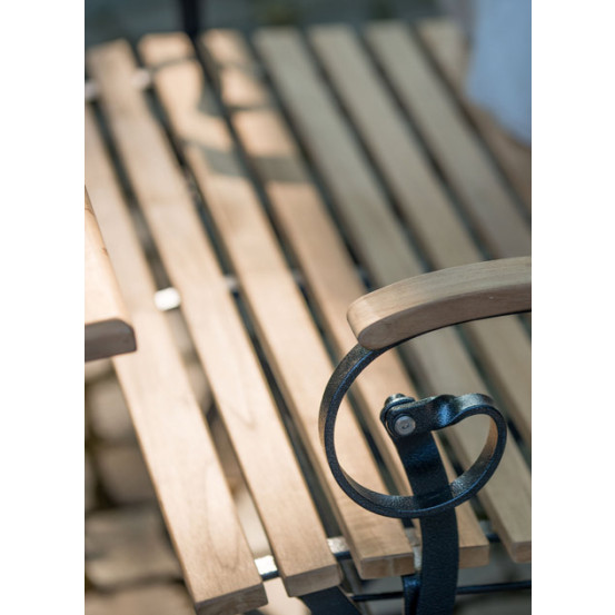 Bellini folding chair with teak arms
