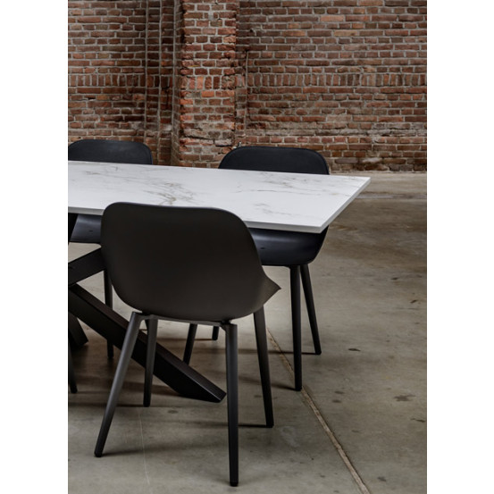 Galati charcoal dining tuinstoel