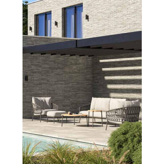 Calpi living bench 3 seater with 3 cushions