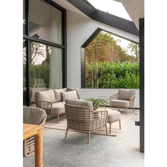 Como living bench 3 seater Harvest with 3 cushions