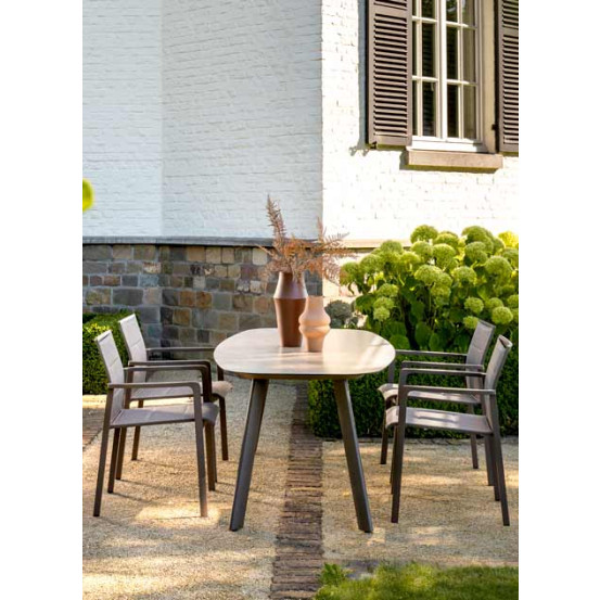 Cortina stacking chair terre