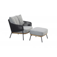 Ravello living chair with footstool