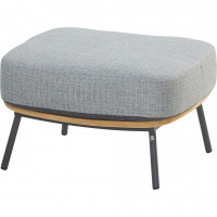 Ravello footstool Anthracite with cushion