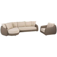 Maxime chaise-loungeset met stoel