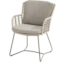 Fabrice dining chair terre with 2 cushions