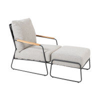 Balade living chair with footstool