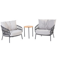 Calpi bistro living set with Yoga side table