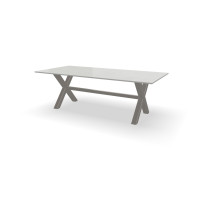 Rechthoekige Dekton Helena tafel Kruispoot RVS