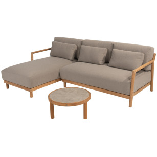 Marie chaise-loungeset met Finn coffeetable