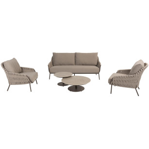 Montera loungeset met Boaz coffeetables