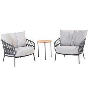 Calpi bistro living set with Yoga side table