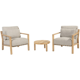 Lucas bistro living set with Finn coffeetable