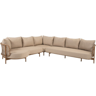 Martinique modular corner lounge set Amber
