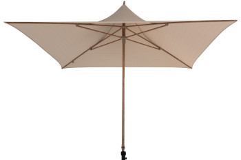 Vivenda 270 X 270 cm. Woodlook frame Sand