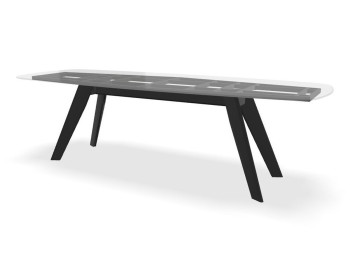 Montana table base barrel Anthracite 2400 x 730 mm