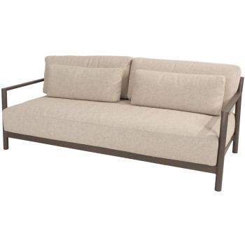 Capresi 3 seater bench terre with 5 cushions