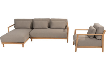 Marie chaise-loungeset met loungestoel