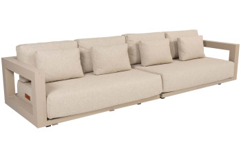 Metropolitan Latte 4-zits loungebank