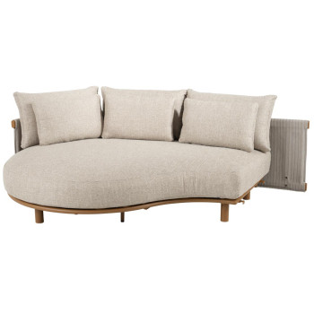 Safina chaise longue right arm amber with 7 cushions