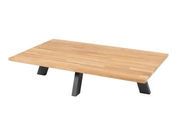 Cosmic coffee table rectangular teak 120 X 78 X 25 cm