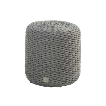 Muffin rope round 40 cm (H42) Mid Grey hocker