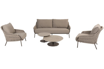 Montera loungeset met Boaz coffeetables