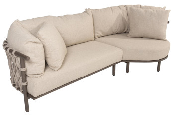 Ezra loungebank met chaise-lounge