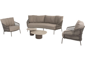 Capalbio loungeset met Sofie coffeetables