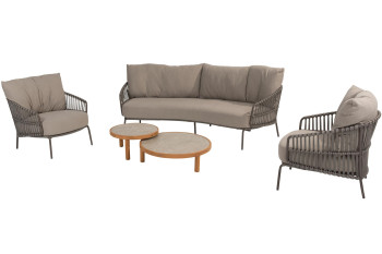 Capalbio loungeset met Finn coffeetables