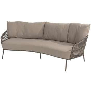 Capalbio organic living 3 seater bench terre with 3 cushions