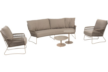 Botanic loungeset met Boaz bijzettafels