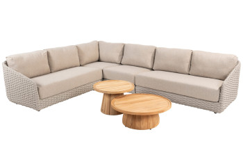 Casanova modular corner big with Pablo coffeetables