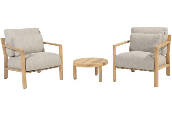 Lucas bistro living set with Finn coffeetable