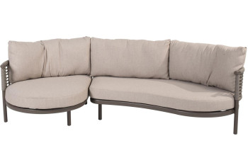 Puglia organic loungeset terre 2 seat left arm and love island right arm