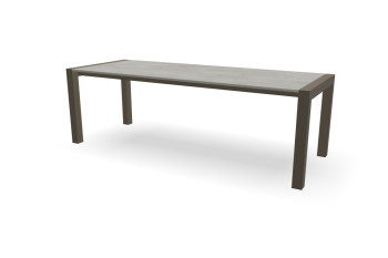 Rechthoekige Dekton Keon tafel Zijliggers