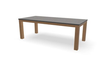 Rechthoekige granieten Black Pearl tafel Standaard Guariuba