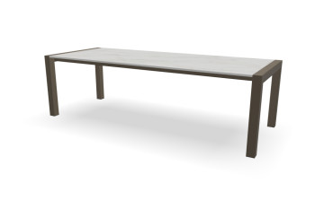 Rechthoekige Dekton Morpheus tafel Zijliggers